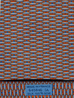 645846 Hermès tie orange UFO pattern Hermès 645846 IA tie orange