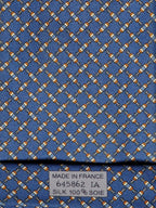 645862 Hermès tie blue electrical resistors 645862 IA