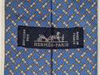645862 Hermès tie blue electrical resistors 645862 IA
