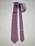 645868 Hermès tie purple Microphone pattern 645868 SA