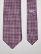 645868 Hermès tie purple Microphone pattern 645868 SA