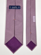 645868 Hermès tie purple Microphone pattern 645868 SA