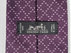 645931 Hermès tie burgundy nails pattern 645931 TA