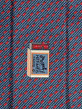 645997 Hermès tie blue matchstick pattern 645997 OA