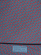645997 Hermès tie blue matchstick pattern 645997 OA