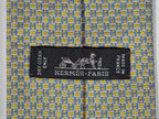 659128 Hermès tie yellow H pattern 659128 T