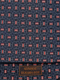 Hermès jacquard silk tie black equestrian pattern 659193 T