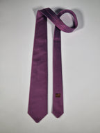 Hermès jacquard silk tie red H pattern 659225 T