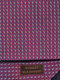 Hermès jacquard silk tie red H pattern 659225 T