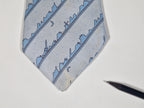 007163 Hermès tie blue Paris skyline 7163 FA