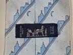 007163 Hermès tie blue Paris skyline 7163 FA