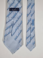 007163 Hermès tie blue Paris skyline 7163 FA