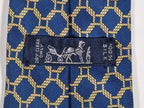 Hermès silk tie blue rope pattern Hermès 7218 UA tie blue