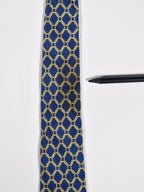 Hermès silk tie blue rope pattern Hermès 7218 UA tie blue