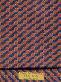 000726 Hermès tie blue geometric pattern 726 FA