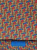 007273 Hermès tie whimsical falcon pattern 7273 MA