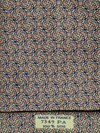 Hermès silk tie brown equestrian pattern 7349 PA