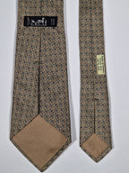 Hermès silk tie brown equestrian pattern 7349 PA