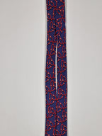 007382 Hermès tie blue equestrian pattern 7383 PA