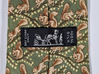 Hermès silk tie geen squirrel whimsical pattern 7392 PA