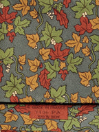 Hermès silk tie green leaf pattern Hermès 7406 PA tie green