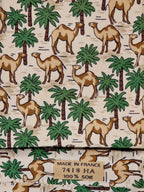 007418 Hermès tie white dromedary pattern 7418 HA