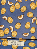 007435 Hermès silk tie blue watermellons 7435 HA