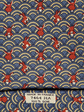 Hermès silk tie whimsical rabbit and waves 7464 HA