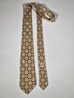 007465 Hermès tie blue whimsical sun pattermn 7465 HA