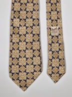 007465 Hermès tie blue whimsical sun pattermn 7465 HA
