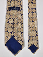 007465 Hermès tie blue whimsical sun pattermn 7465 HA
