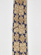 007465 Hermès tie blue whimsical sun pattermn 7465 HA