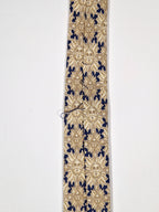 007465 Hermès tie blue whimsical sun pattermn 7465 HA