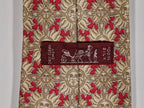 Hermès silk tie red sun pattern 7465 HA