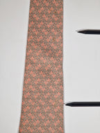 007512 Hermès tie pink equestrian pattern 7512 IA