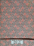 007512 Hermès tie pink equestrian pattern 7512 IA