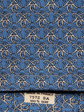 Hermès silk tie blue geometric pattern Hermès 7572 SA tie blue