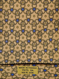 Hermès silk tie yellow equeatrian pattern 7575 SA