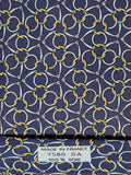 Hermès silk tie blue equestrian Hermès 7580 SA