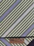 Hermès jaquard silk tie green striped Hermès 758784 T tie green