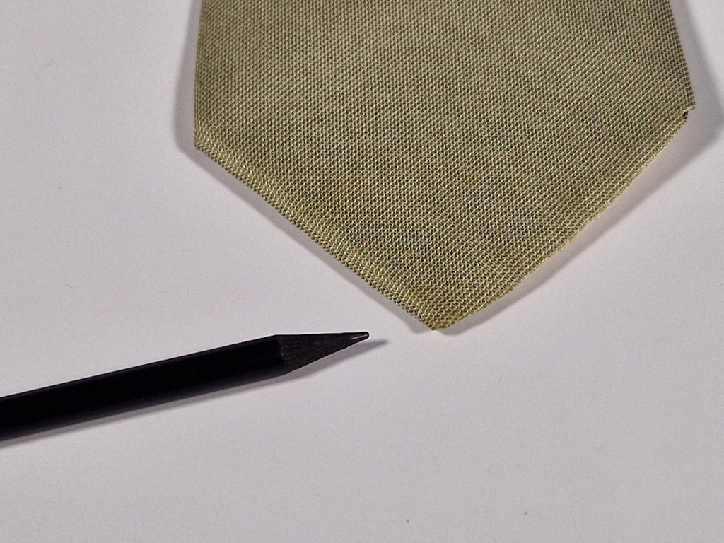 Hermés green silk jaquard tie 758792 T