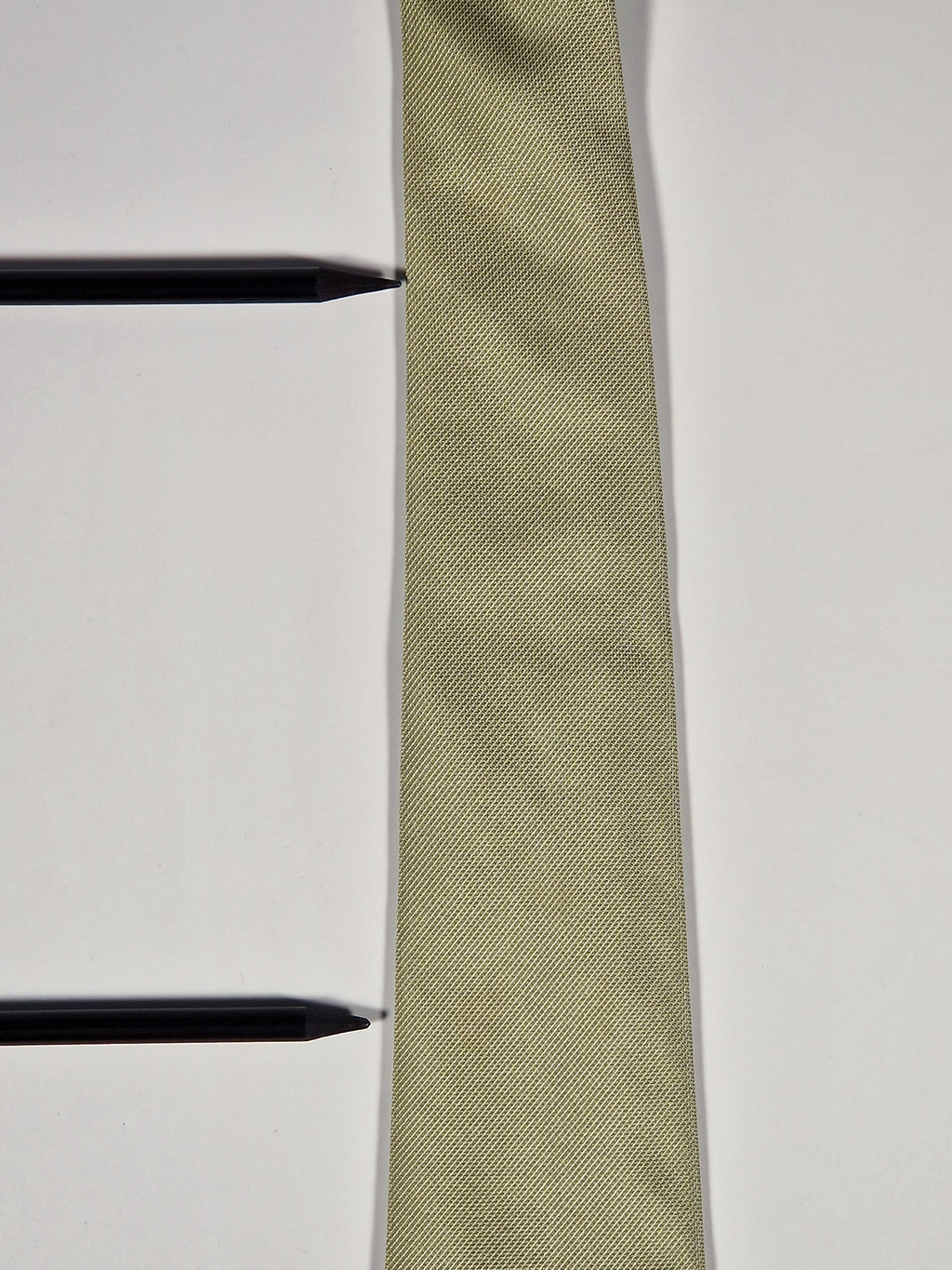 Hermés green silk jaquard tie 758792 T