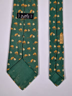 007605 Hermès tie green mouse and cheese 7605 SA