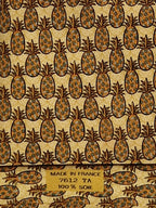 007612 Hermès tie yellow whimsical pineapple pattern 7612 TA