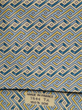 007644 Hermès tie blue geometrical pattern 7644 TA