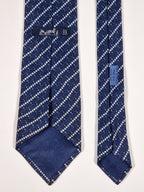 Hermés blue vintage silk tie 764 UA