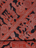 007684 Hermès tie red etnical pattern 7684 TA