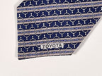 Hermès silk tie Blue and grey Equestrian Toyota Hermès 773 UA tie