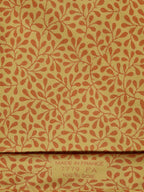 007779 Hermès tie yellow plant pattern 7779 FA