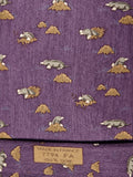 Hermès silk tie purple mole pattern Hermès 7794 FA tie purple